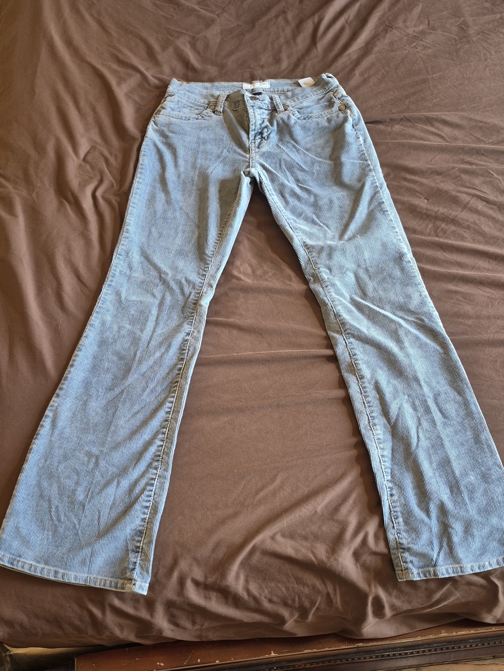 Tommy Jeans Size 3 Light Wash Blue Corduroy Jeans